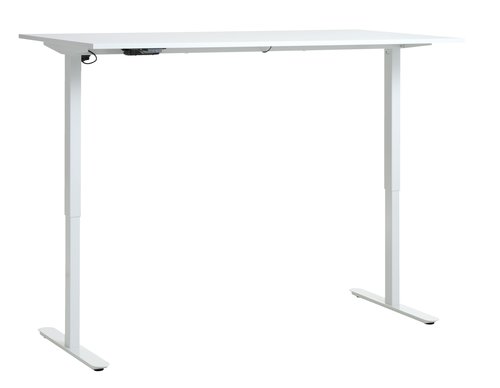 Höhenverstellbarer Schreibtisch SVANEKE 70x140 weiß