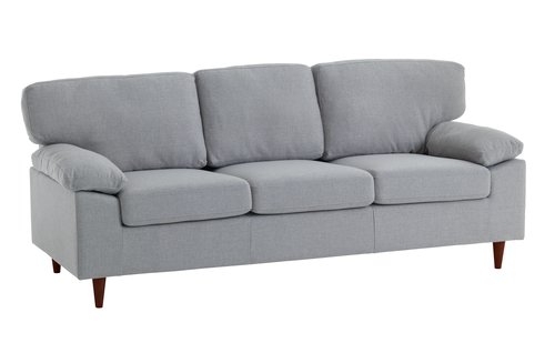 Sofa GEDVED 3-seater light grey