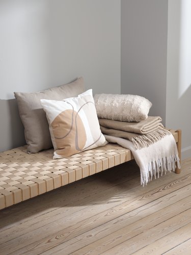 Cushion cover POPPEL 50x50 white/beige