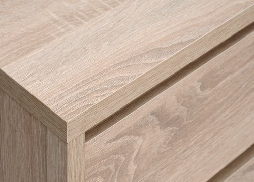 Desk LIMFJORDEN 60x120 4 drawers light oak colour