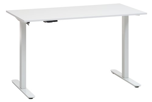 Height-adjustable desk SVANEKE 60x120 white
