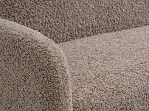 Sofa bed PARADIS sand fabric