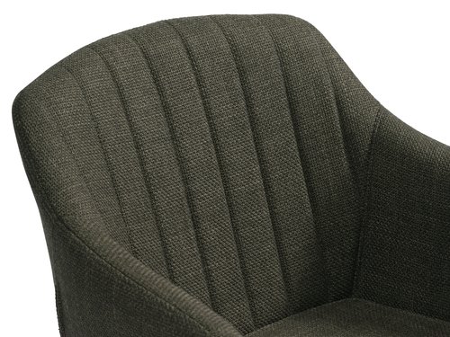 Jídelní židle ADSLEV olivový potah/barva dubu