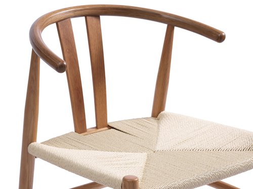 Dining chair GUDERUP oak/natural
