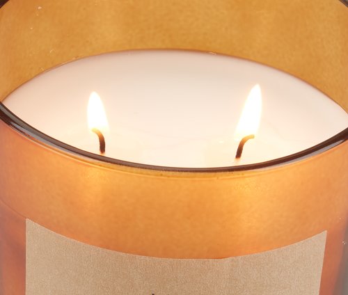 Dišeča sveča BASTIAN Ø10xV10cm rjava