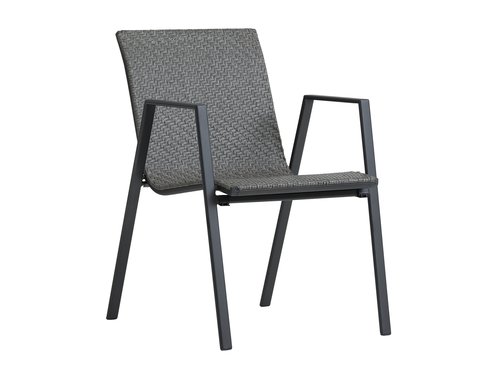 Chaise empilable DOVERODDE gris