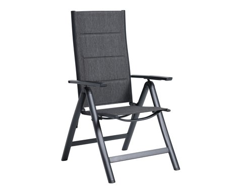 Silla reclinable MYSEN gris