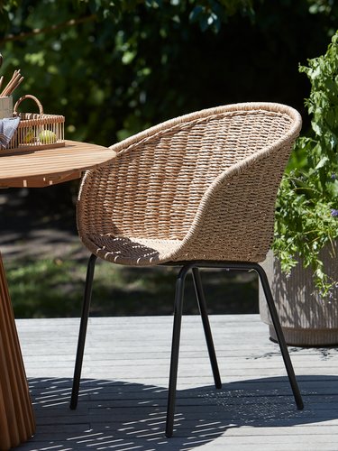 Gartenstuhl TUERNE natur JYSK