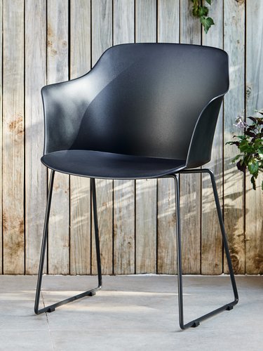 Gartenstuhl SANDVED schwarz JYSK