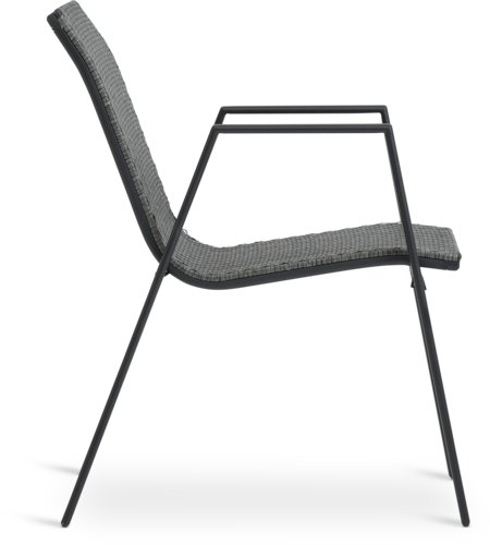 Stapelbar stol DOVERODDE grå