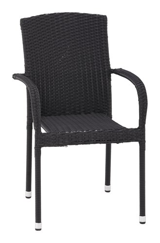 Baštenska stolica HALDBJERG crna