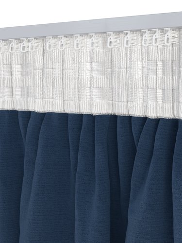 Curtain AUSTRA 1x140x300 velvet blue