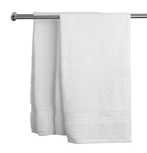 Badehåndklæde UPPSALA 65x130 hvid