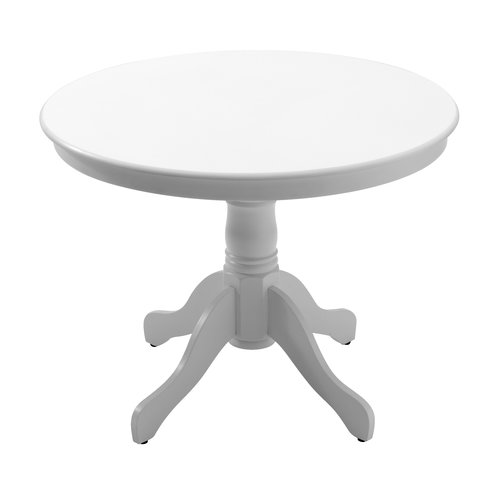 Spisebord ASKEBY Ø100 hvit
