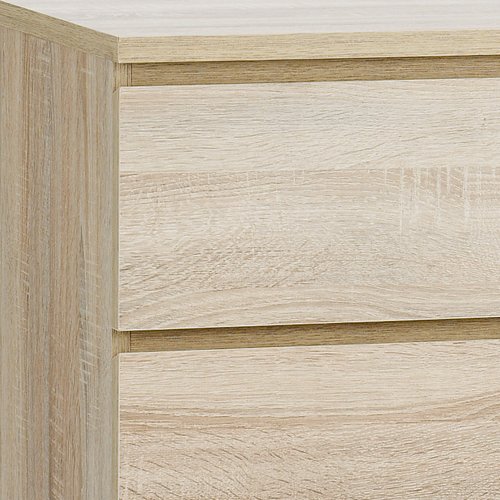3+3 drawer chest LIMFJORDEN oak