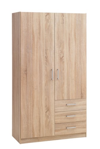 Kleiderschrank HAGENDRUP 96x176 Eiche | JYSK
