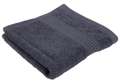 Asciugamano viso KARLSTAD 28x30 cm grigio scuro