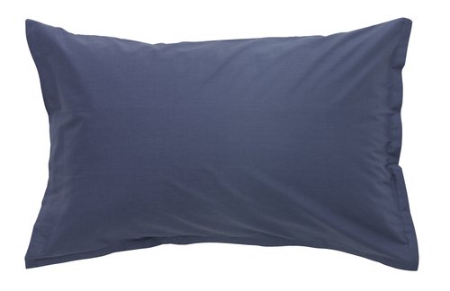 Pillowcase 50x70/75cm blue KRONBORG