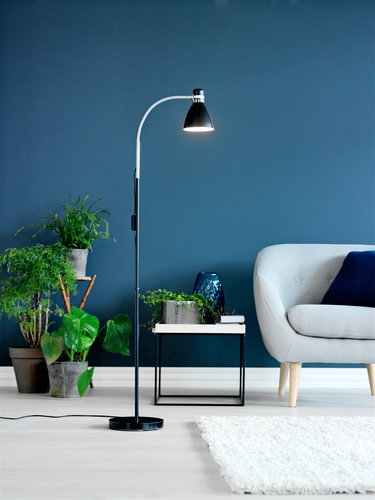 Floor lamp HANSSON H155cm black