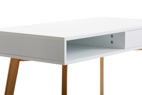 Íróasztal TAMHOLT 50x100 fehér/natúr