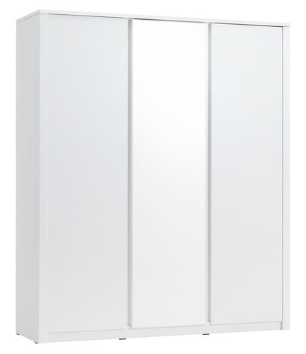 Wardrobe VEDDE 167x197 w/mirror white