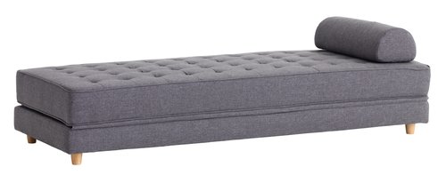 Κρεβάτι-καναπές VARBJERG σκούρο γκρι