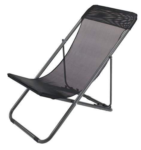 beach chair black