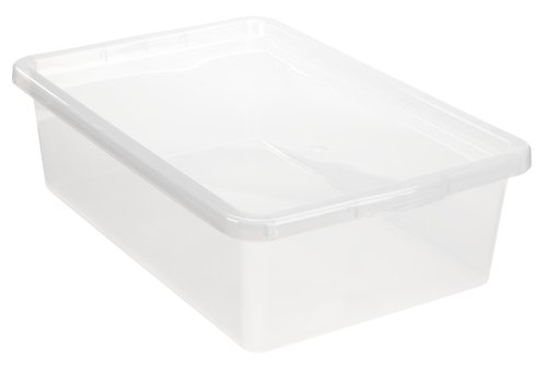 Unterbettbox BASIC BOX 30L m/Deckel transparent
