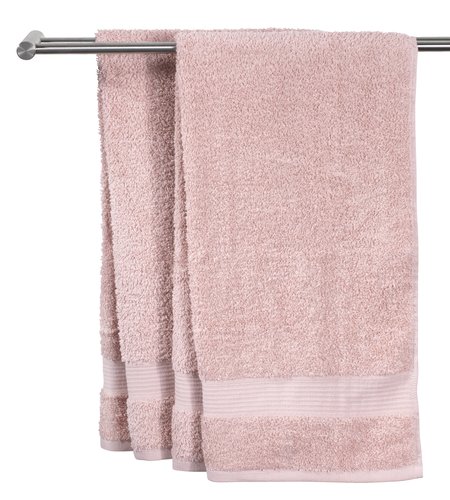Μεγάλη πετσέτα μπάνιου KARLSTAD 100x150 ανοιχτό κόκκινο