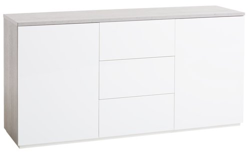 Credenza JERNVED 2 ante cemento/ultralucido