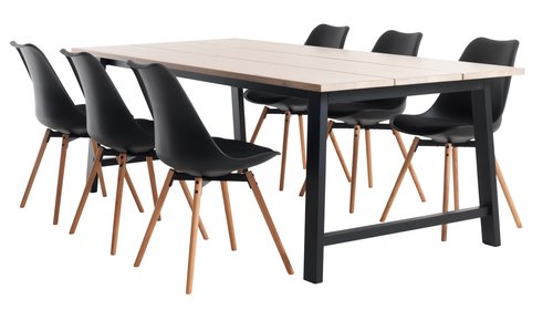 GADESKOV L225 + 4 KASTRUP sorteg | JYSK GADESKOV L225 + 4 KASTRUP sorteg | JYSK