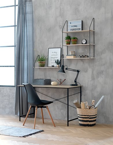 Wall shelf HEJLSMINDE 65x20 high natural JYSK