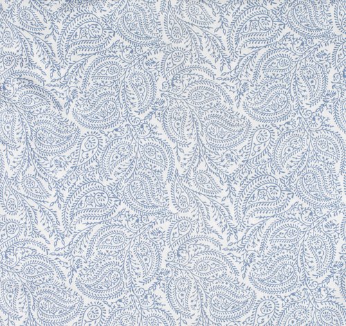 Completo copripiumino FREDERIKKE Raso 150x200 cm blu/bianco