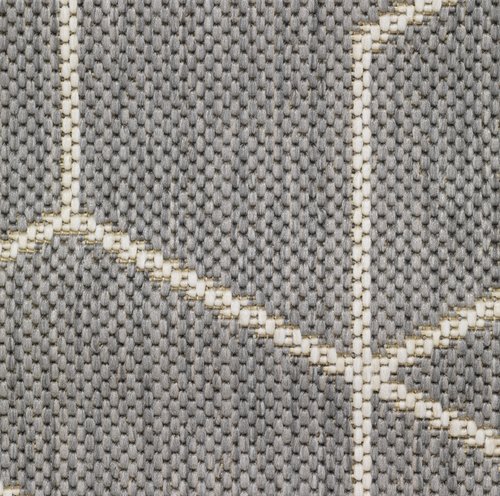 Tæppe BALSATRE 160x230 grå/hvid