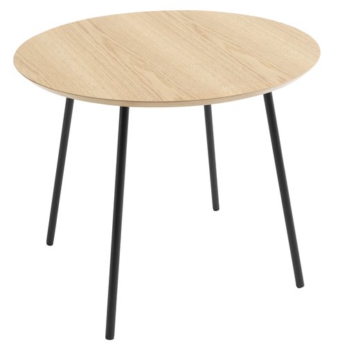 Odkládací stolek NYBO Ø55 barva dubu/černá