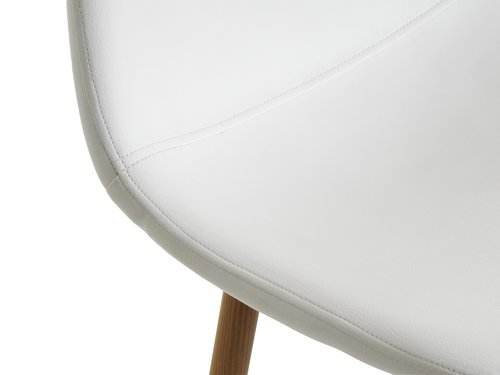 Krzesło barowe JONSTRUP biały/dąb