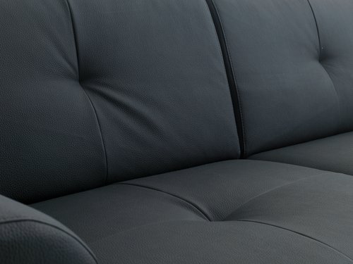 Sofa DAMHALE 3-Sitzer schwarz