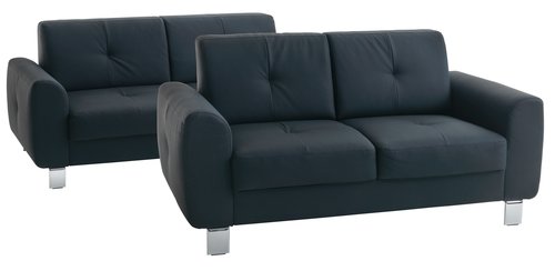 Sofa DAMHALE 3-pers. sort