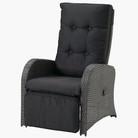Lounge chair STORD W66xH102xD78 grey