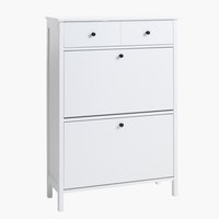 Shoe cabinet TERPET 2 comp. white