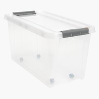 Boîte de rangement PROBOX 70L avec couvercle transparent