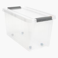 Tároló doboz PROBOX 70L tetővel átlátszó