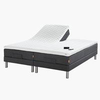 Elevationsseng 180x210 GOLD E40 latex Grå-40