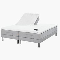 Elevationsseng 180x200 GOLD E40 latex Grå-27