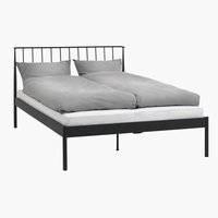 Struttura letto ABILDRO 160x200 cm nero