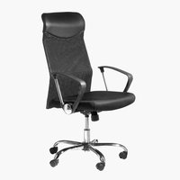Krzesło biurowe BILLUM czarne