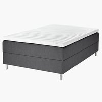 Boxspring 140x200 GOLD C25 opbergruimte grijs-28