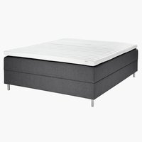 Boxspring 150x200 GOLD C25 opbergruimte grijs-28