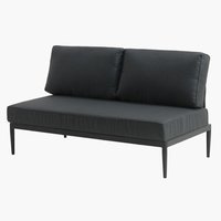 Lounge-Sofa KVITFJELL 2,5 Pers. schwarz