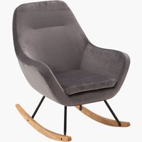 Cadeira baloiço ASSERBO cinzento escuro